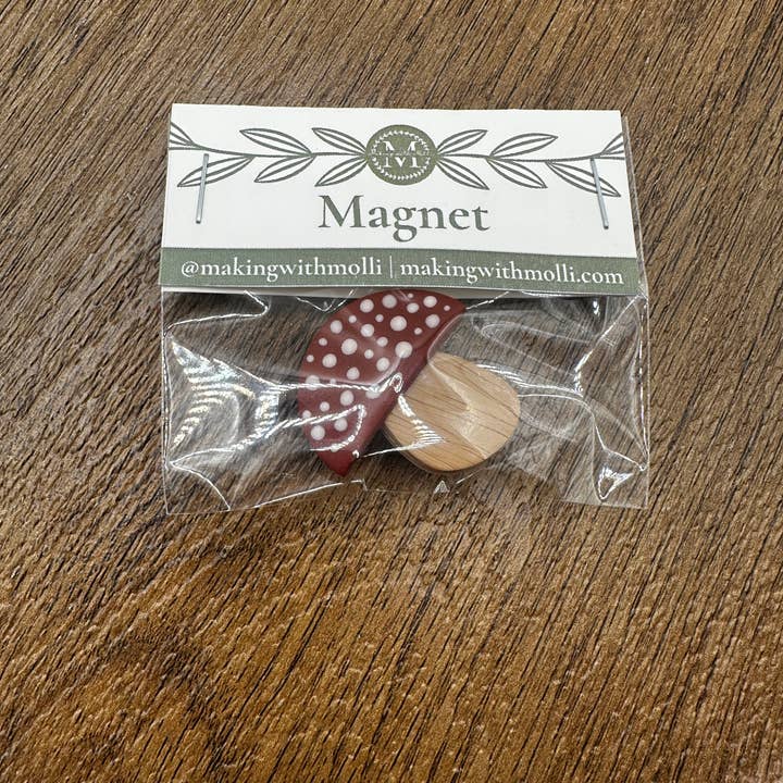 Making with Molli - Wholesale Magnet - Mushroom Polymer Clay Magnet 1