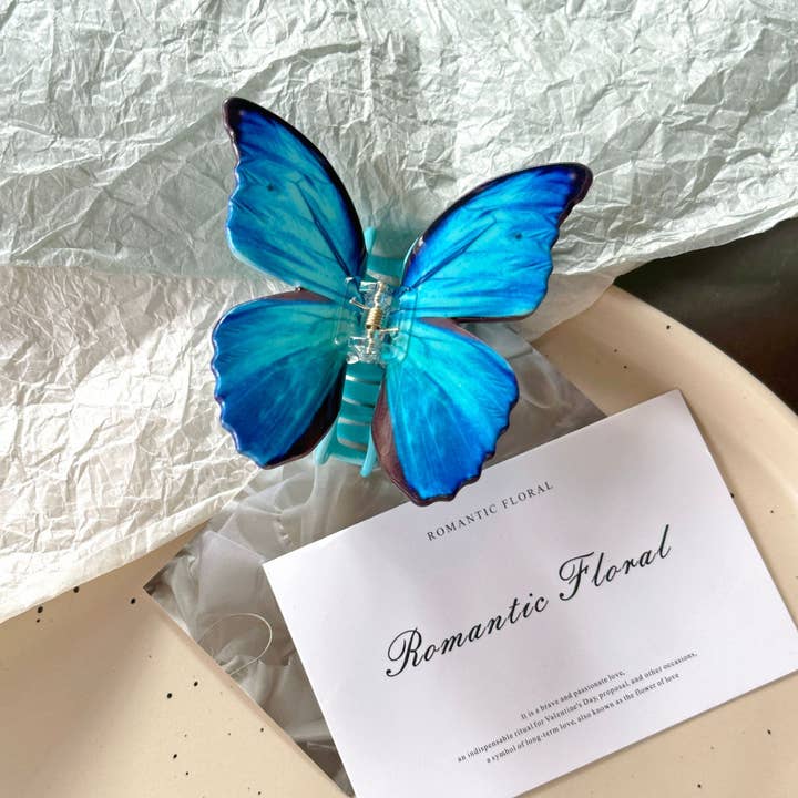 SoapElenGlen - Wholesale Hair Clip - Women's - Colorful Butterfly Claw Clip2