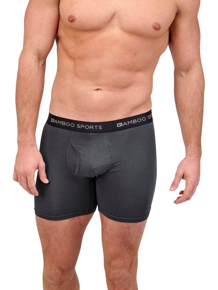 Bamboo Sports - Wholesale Underwear – Men's - Men's 4" Inseam Bamboo Rayon Boxer Briefs - 4 Pack20