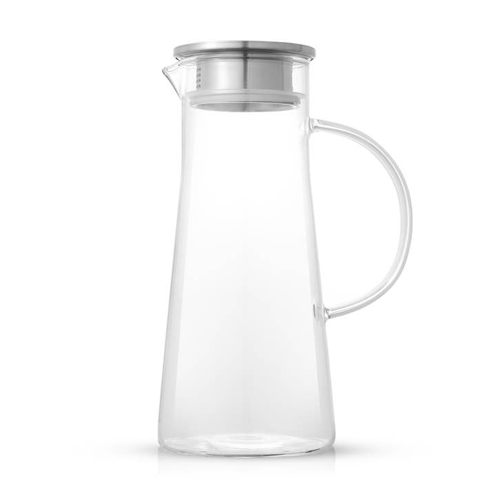 JoyJolt - Wholesale Pitcher - Breeze Summer Drink Pitcher with Stainless Steel Lid - 50 oz