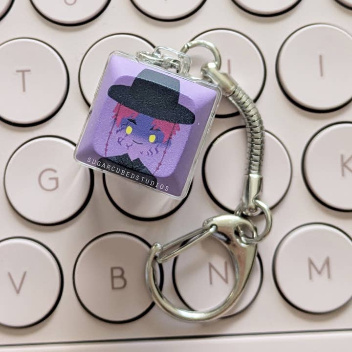 The Abs, Demonic Kpop Idols - Fidget Keycap Keychain for wholesale by Sugar Cubed Studios