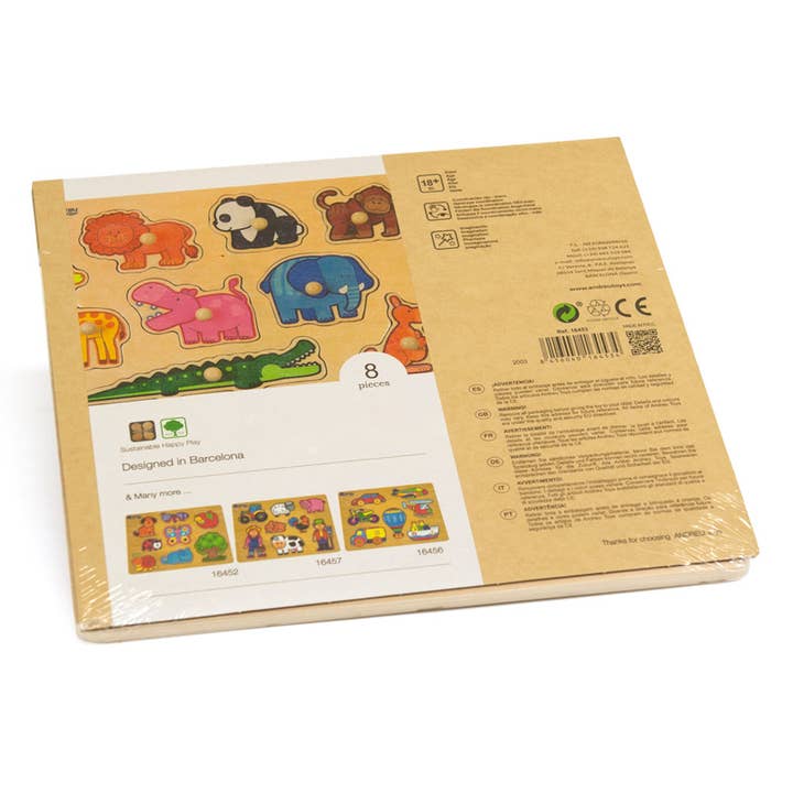 TOYS SERVICE, SL. -ANDREU TOYS- - Vente Puzzle – enfant - Puzzle Animaux de la Jungle. Puzzle Animaux de la Jungle.