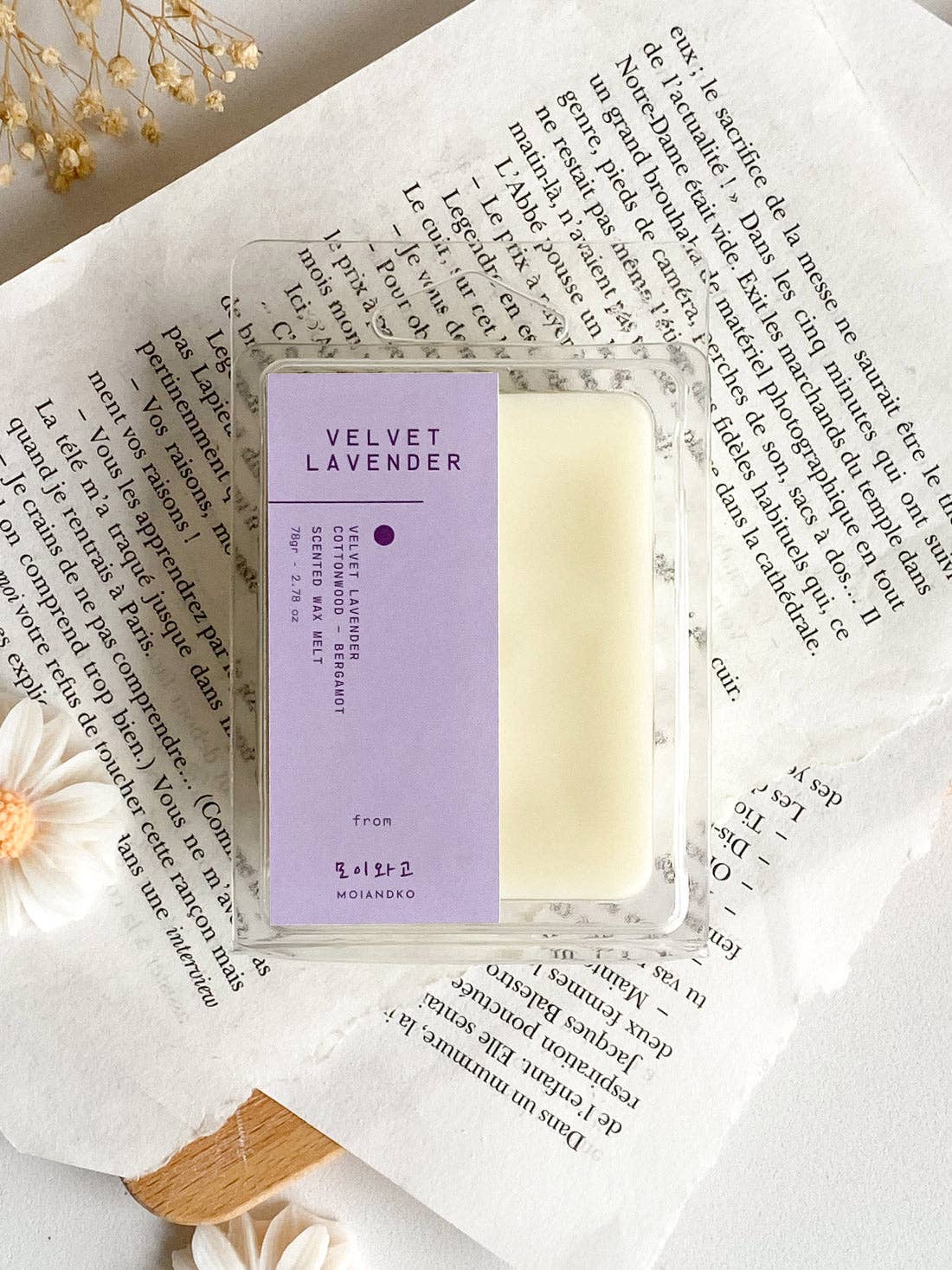 MOI AND KO - Wholesale Wax Melt - Velvet Lavender wax melt