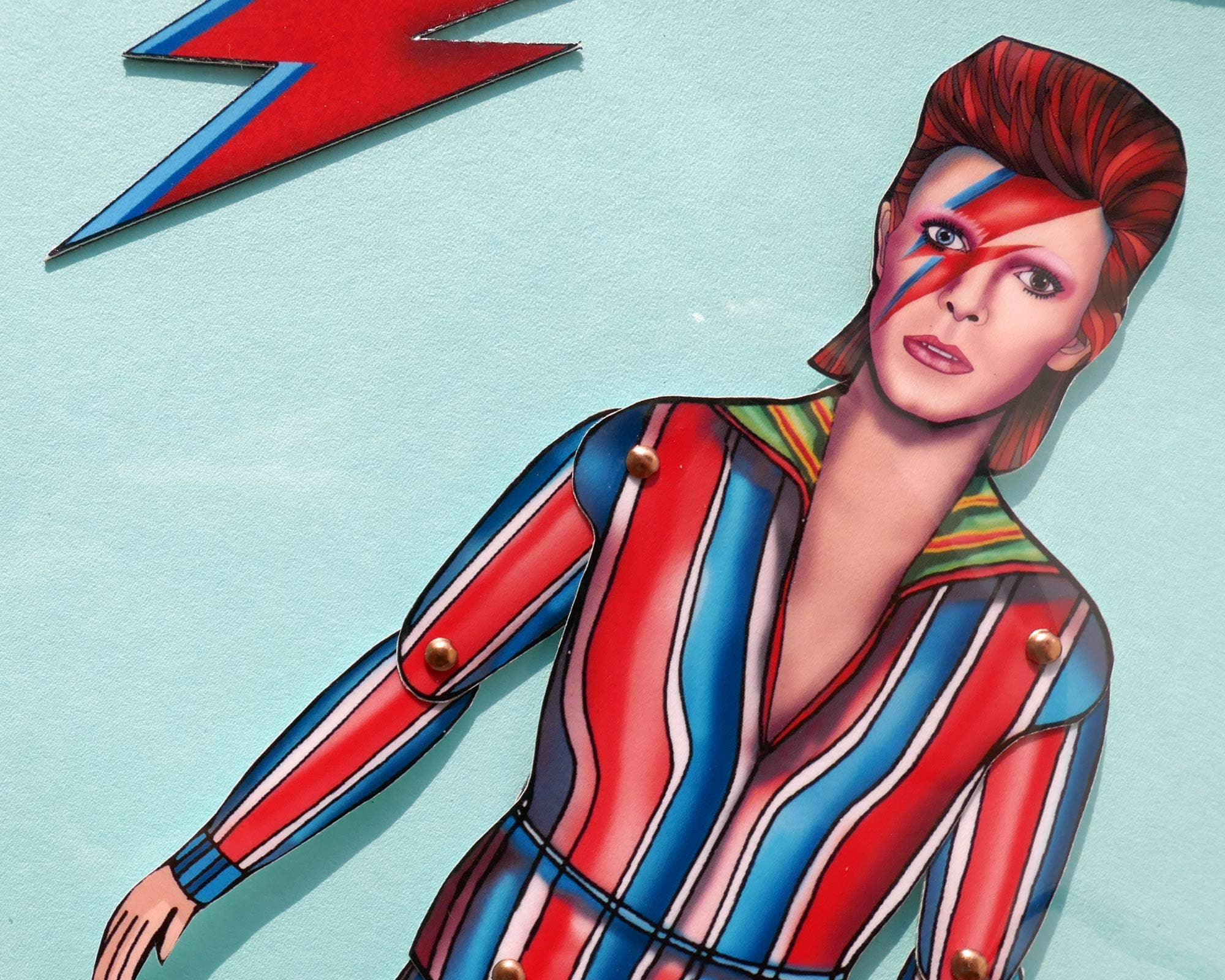 THE PAPER IDOLL – Großhandel Magnete – Bewegliche Magnetpuppe David Bowie | Britischer Rockstar12