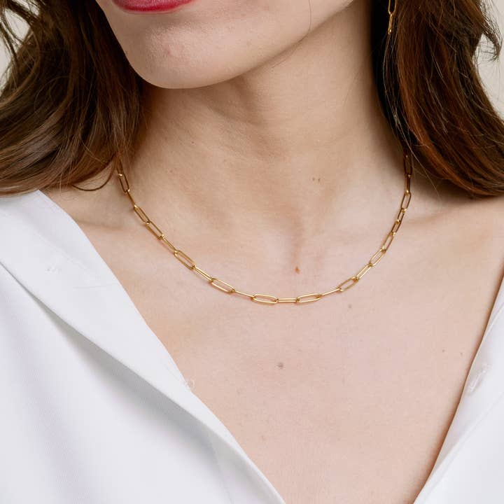 Gold Ava Necklace for wholesale on Faire