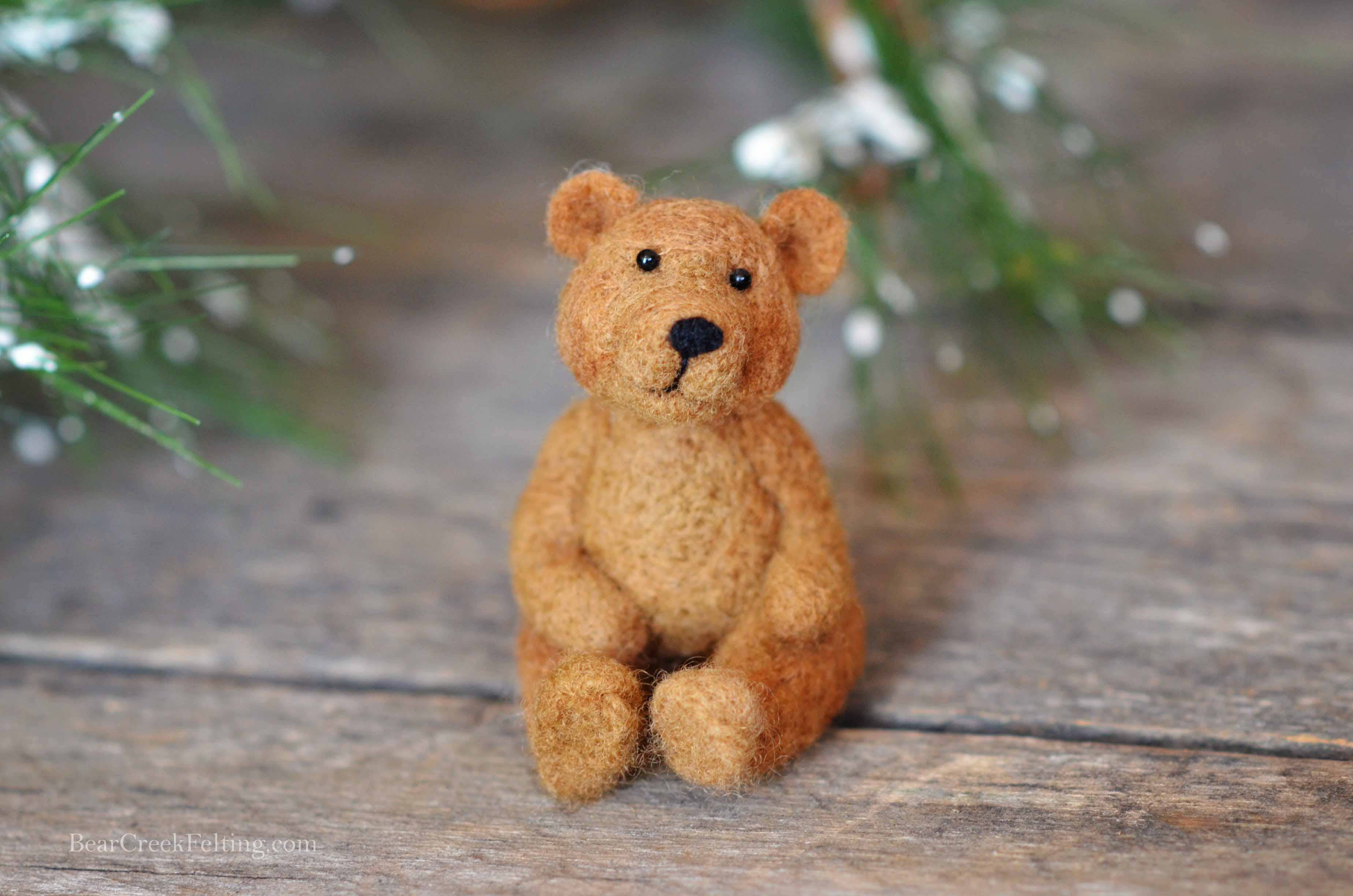 Bear Creek Felting - Wholesale DIY Craft Kit - Bear Needle Felting Kit2