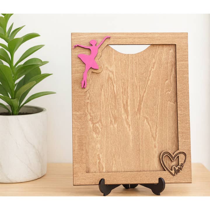 5x7 Dancer Picture Frame for wholesale by Wooden Nose Gift Shop