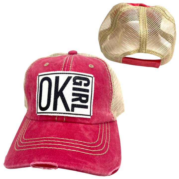 dkhandmade - Wholesale Trucker Hat - Women's - OKLAHOMA GIRL HATS8