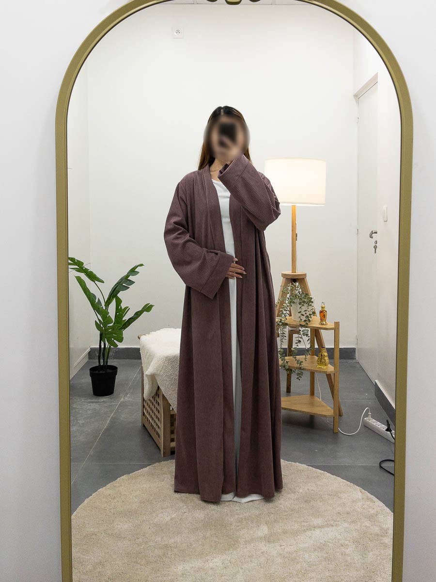 IDEAL OUTFIT - Vente Kimono – femme - Kimono ref:2391-B-velours côtelé6