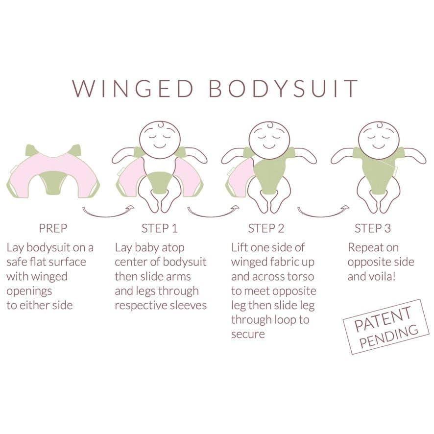 Mama Coco - Wholesale Bodysuit (Non-Footed) - Baby - WINGED BODYSUIT6