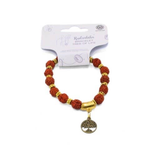 Pulseira Rudraksha - Árvore da Vida, 6 unid. por atacado de Eastern Trading