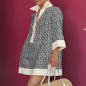 Anna-Kaci Striped Midi Dress Can Make You Look Long and Lean
