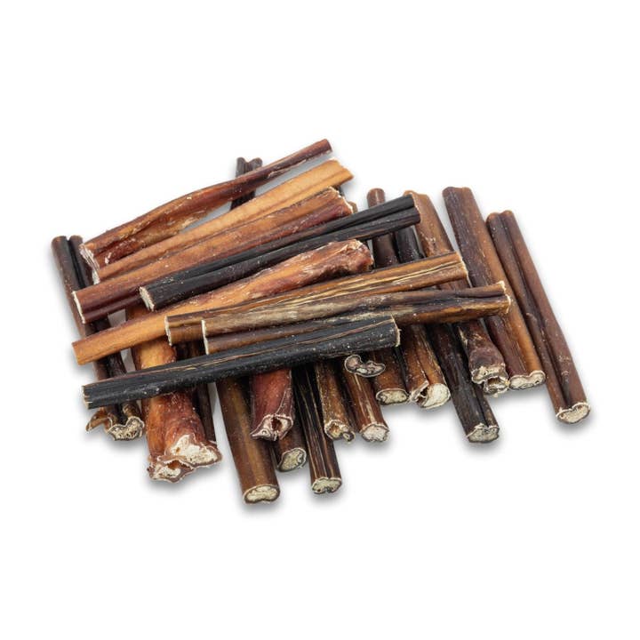 Jojo Modern Pets – wholesale Pet treats – Dog – Natural Beef Bully Stick Dog Treats - 6" Standard (25/Bag)