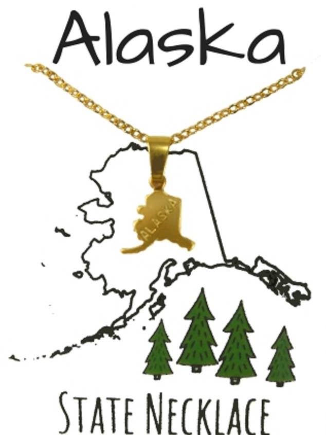 Alaska State Halsband Mässing för wholesale av Dreamspirit