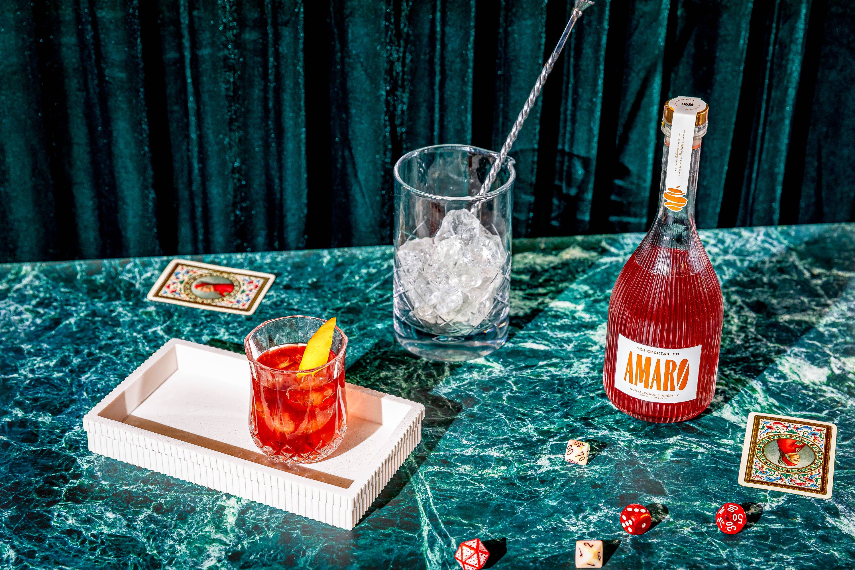 Yes Cocktail Co - Wholesale Non-Alcoholic Aperitif/Mocktail - NEW Amarø Non Alcoholic Botanical Spirit Aperitif 9