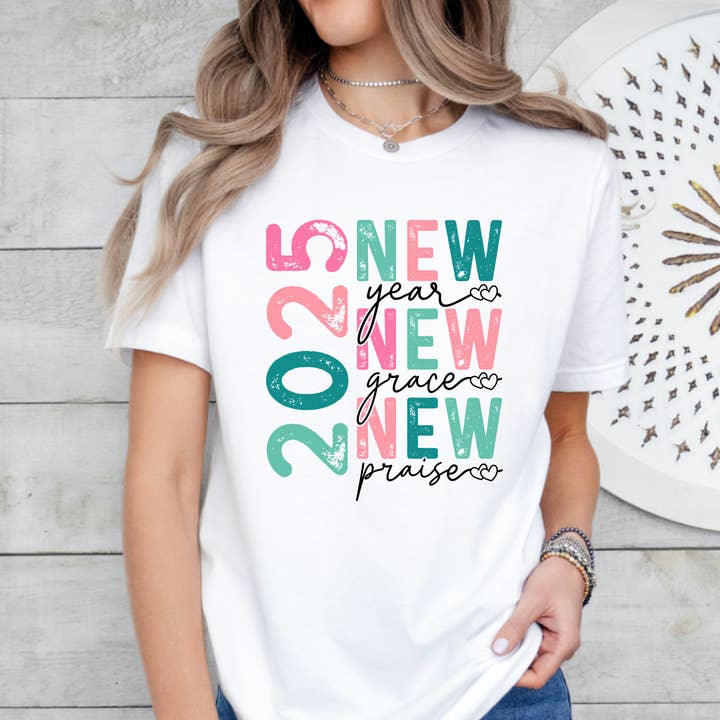New Year 2025 T-Shirt for wholesale by Hello Gorgeous Apparel