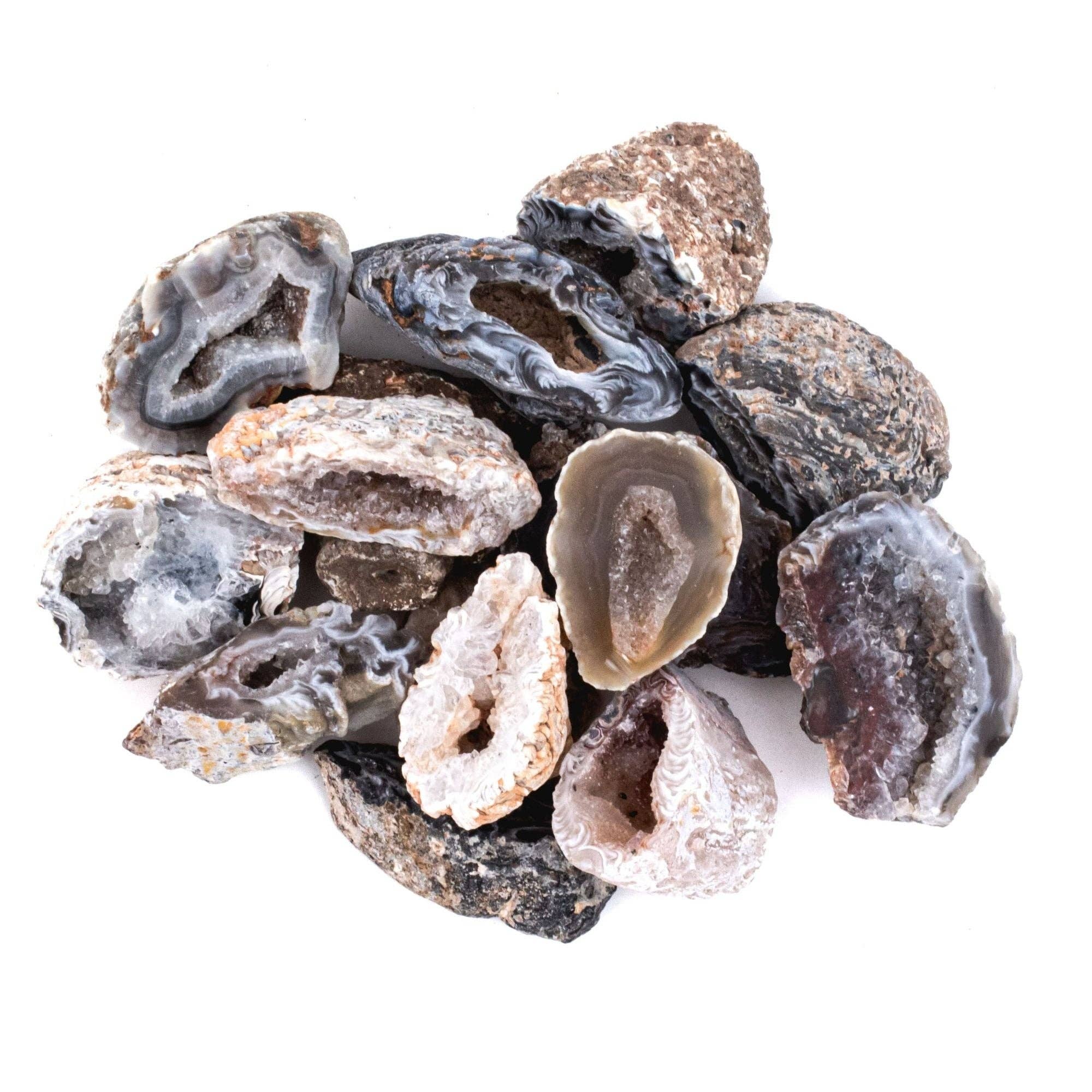 Tree of Life Gems - Wholesale Spiritual Stone/Crystal - NEW! Small Rough/Raw Agate Oco Geodes7