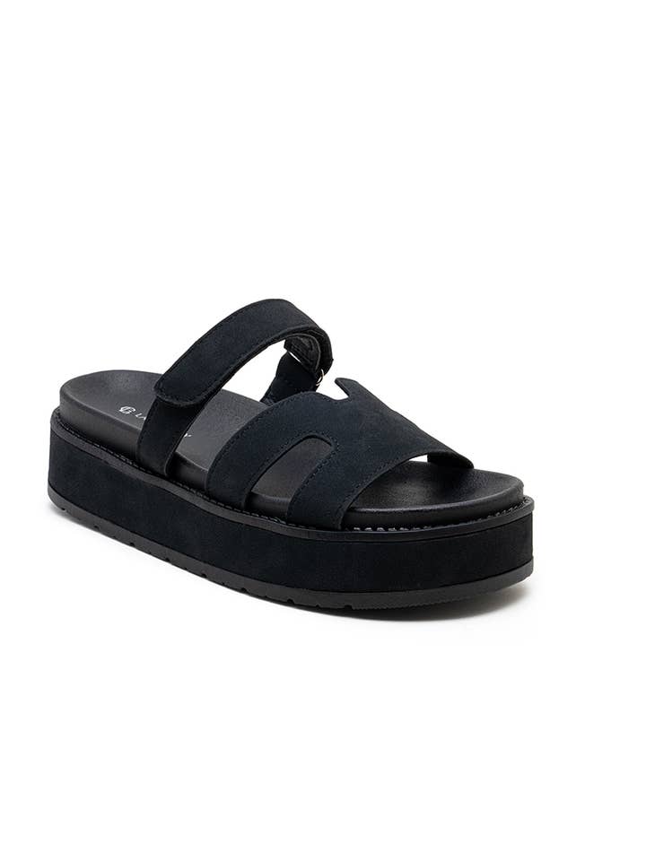 LADY GLORY - Wholesale Sandals - Women's - Suede platform sandals