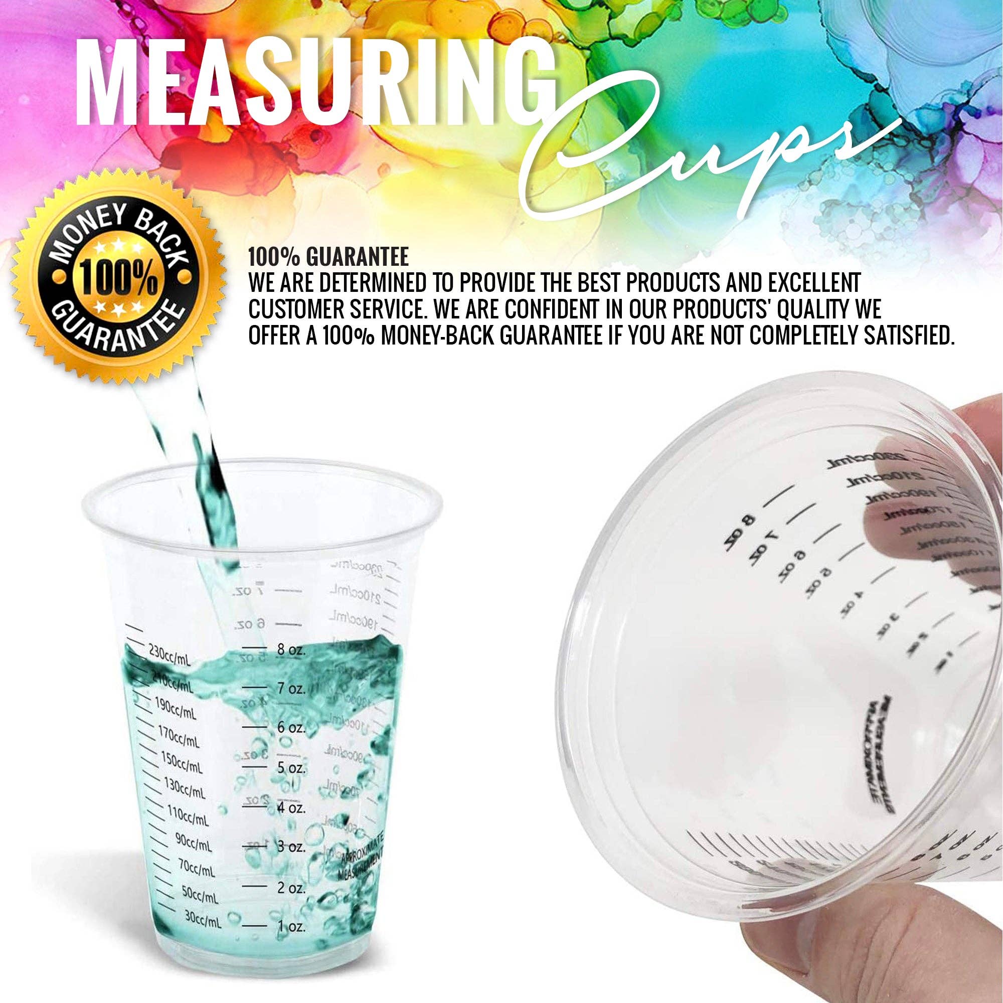 Pixiss - Wholesale Measuring Cup - PIXISS Disposable Mixing & Measuring Cups - 10oz.1