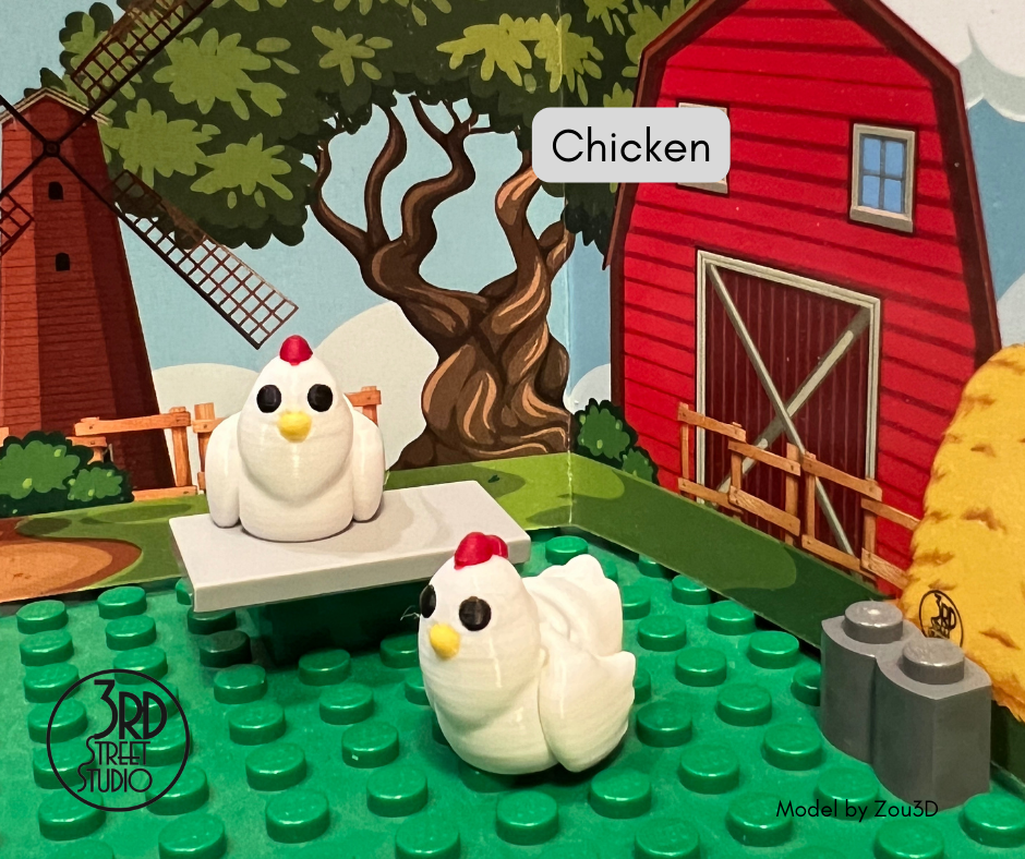 Third St. Studio - Wholesale Fidget Toy - Kids - Chicken - Fidget Friend1