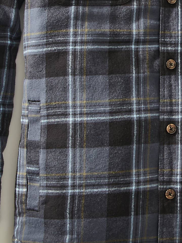 Venado - Wholesale Shirt Jacket/Shacket - Men's - Quilt Lined Brushed Flannel Shirt Jacket8