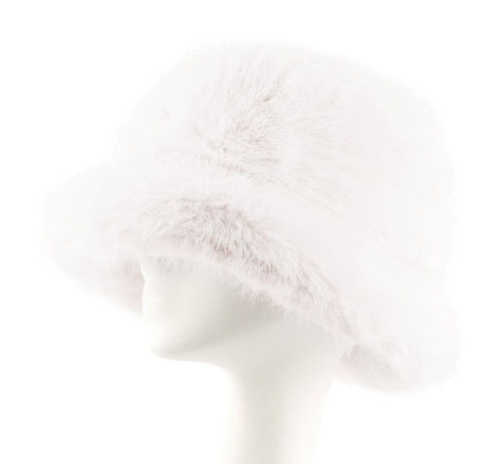Epoch hats - Wholesale Bucket Hat - Women's - Faux Fur Bucket Hat3
