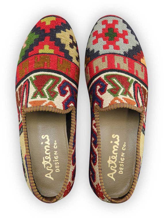 Mocassins Sumak Kilim pour hommes - Taille 12,5 pour la vente par Artemis Design Co.