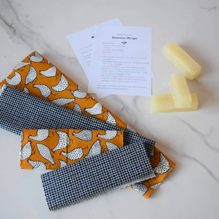 Lou Bees - Wholesale DIY craft kit - Beeswax Wrap DIY Kit – Make Reusable Wraps | Eco-Friendly3