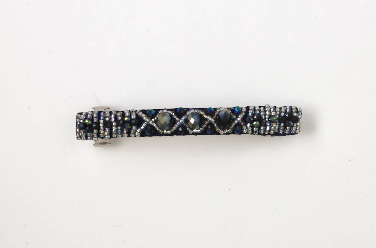 Kimono Clips - Wholesale Barrette - Women's - Crystal Beaded Barrette set of 22