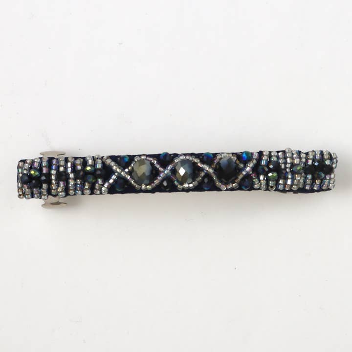 Kimono Clips - Wholesale Barrette - Women's - Crystal Beaded Barrette set of 22