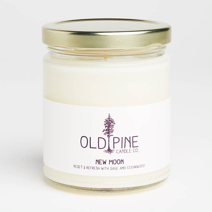New Moon Candle for wholesale by Old Pine Candle Co