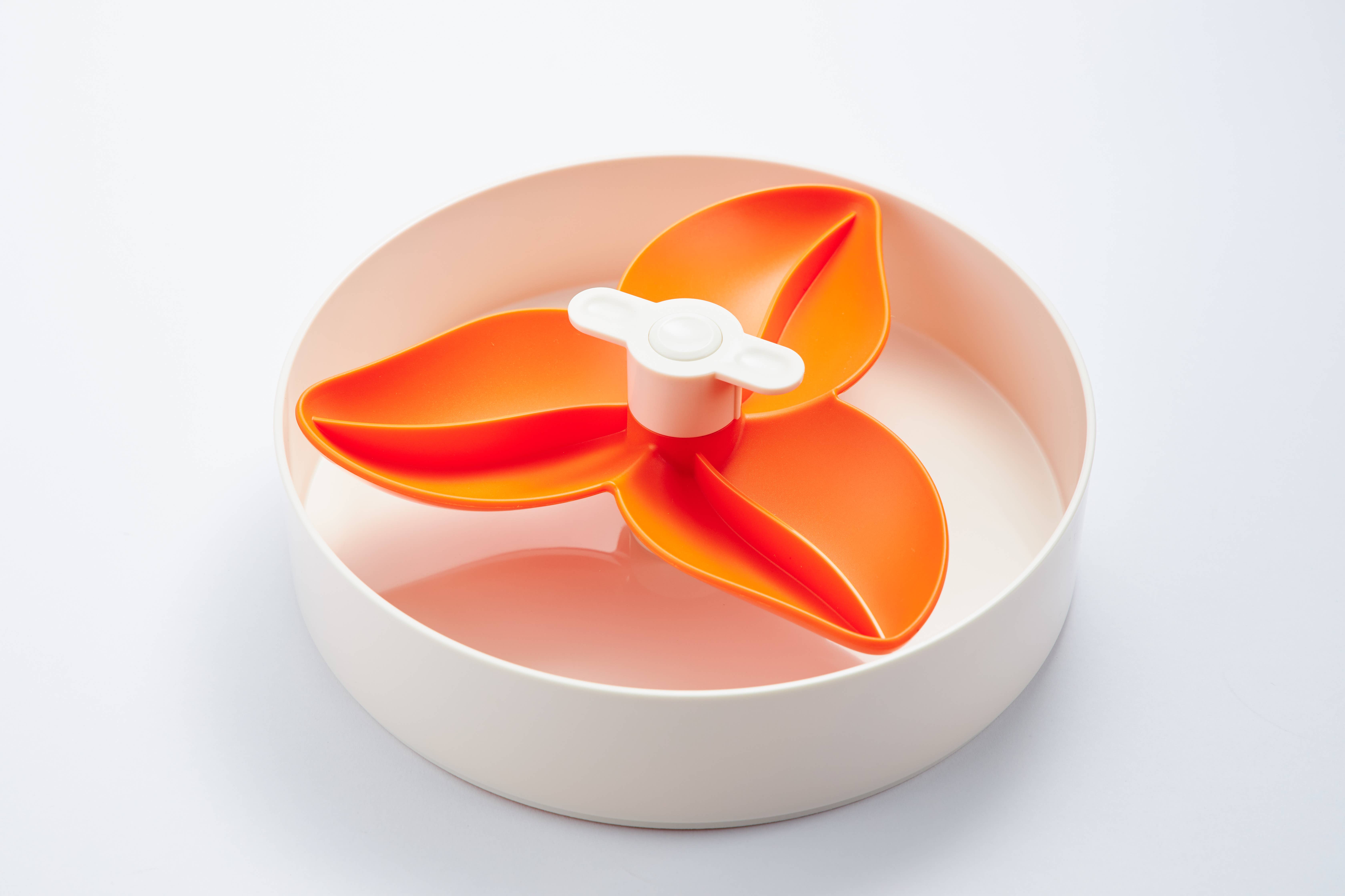 Only An Ocean Europe - Wholesale Pet Bowl - Cat/Dog - SPIN Interactive Feeder Bougainvillea orange1
