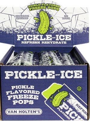 Van Holten's Pickle-Ice Freezer Pops, 24ct Case for wholesale by Van Holten's