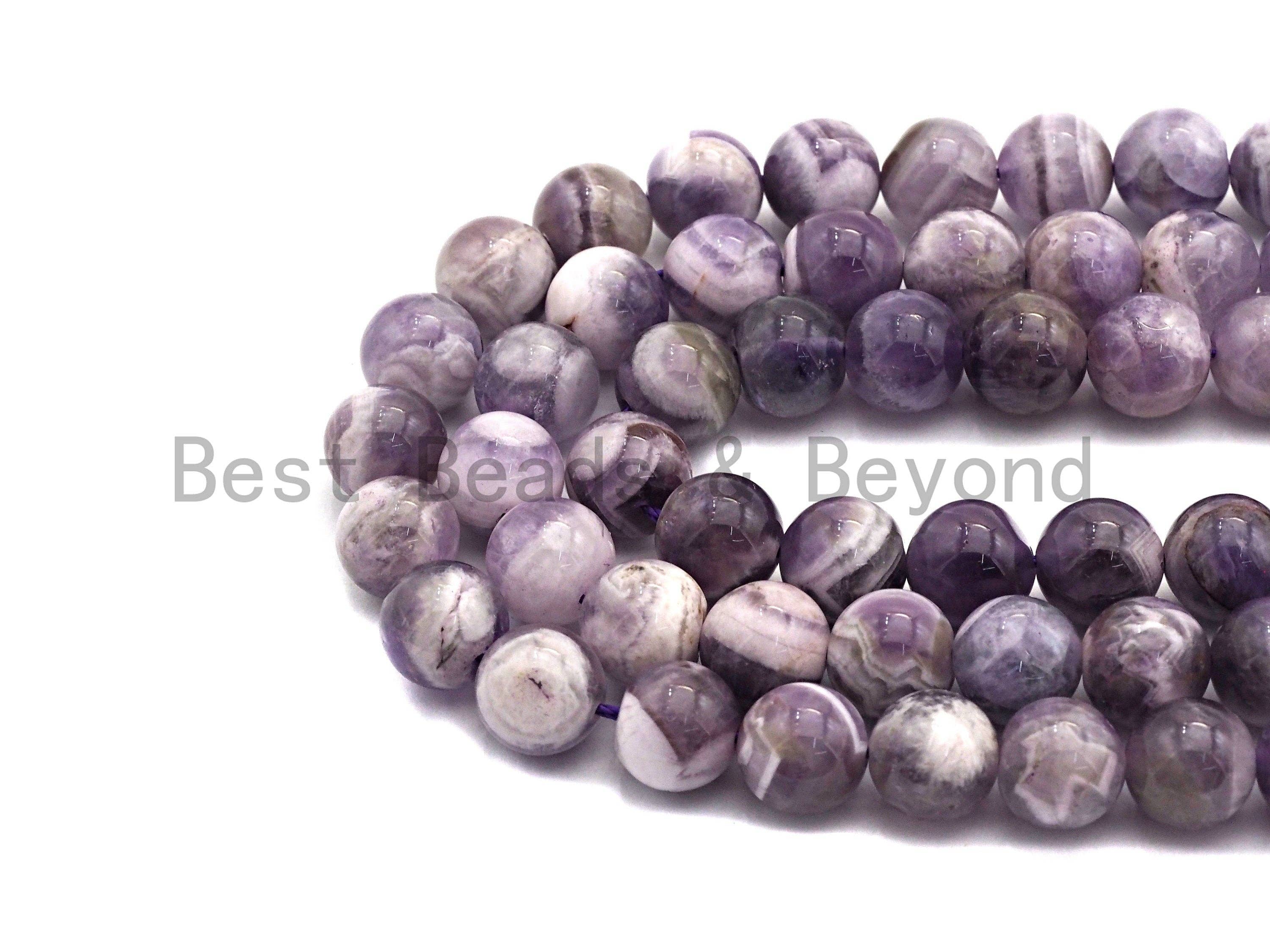 BestBeads&Beyond - Wholesale Beads - Quality Natural Amethyst Round Smooth beads, 6mm 8mm 10mm4