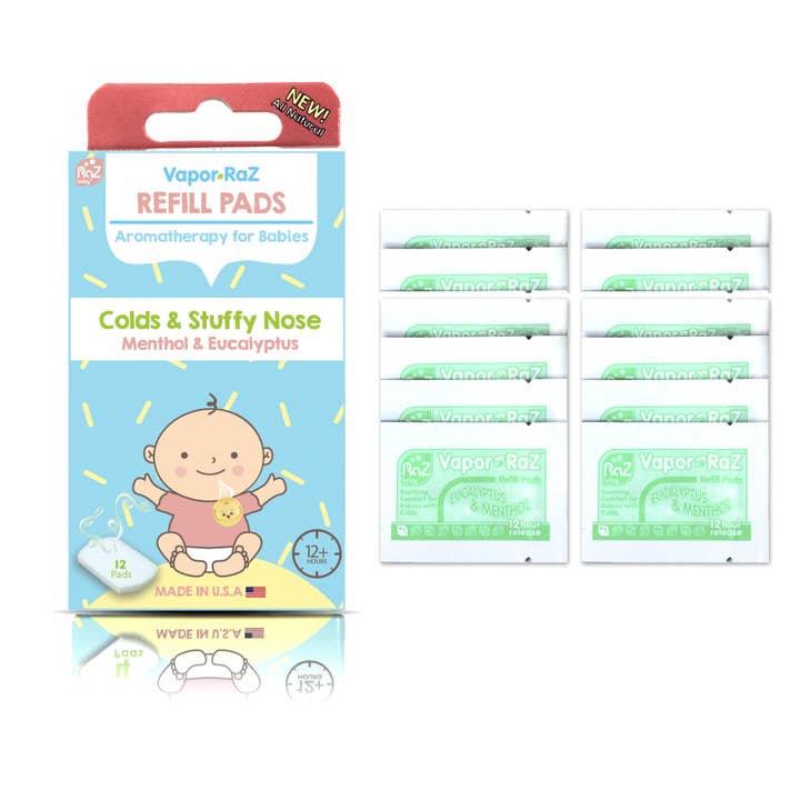 RaZbaby - Wholesale Aromatherapy Inhaler - Vapor-RaZ Refills - Menthol & Eucalyptus - Cough and Cold5