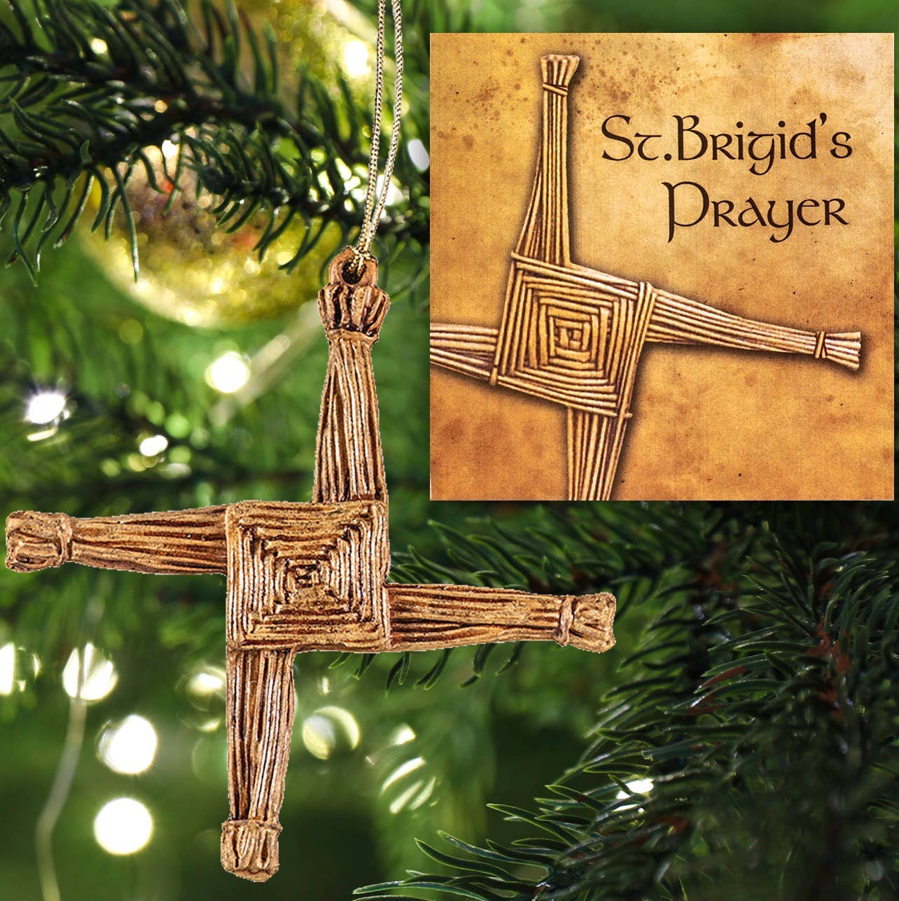 Abbey + CA Gift - Wholesale Ornament - St Brigid's Ornament1