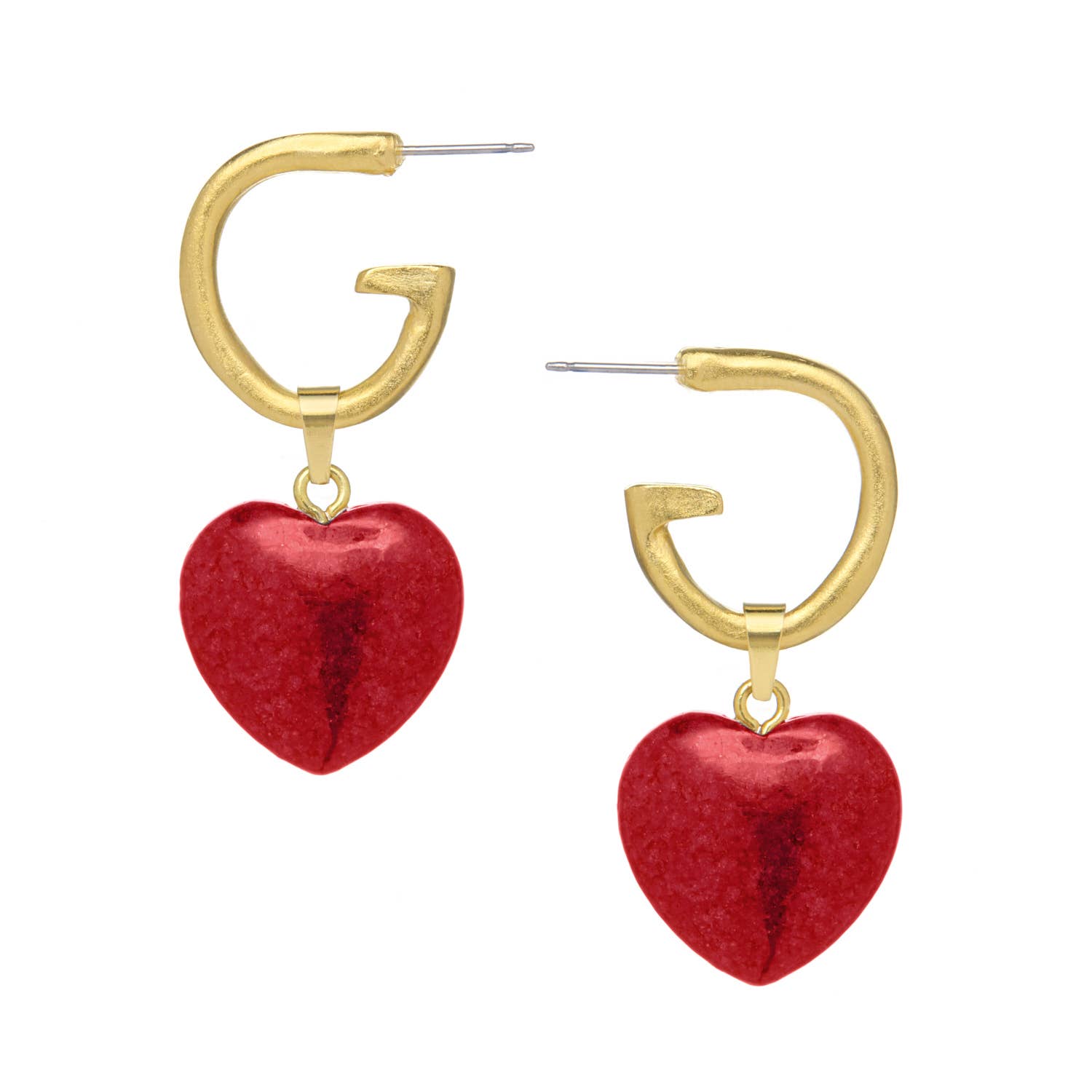 Susan Shaw - Wholesale Dangle Earrings - Gigi Heart Earrings 4