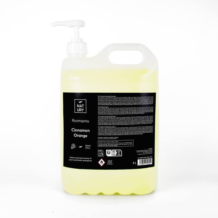 Désodorisant pulvérisateur Cannelle Orange 5 L pour la vente par Natury Greencare