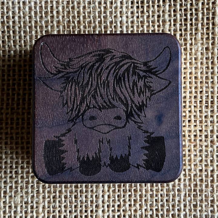 Highland Cow Trinket Box for wholesale by Creative Paths