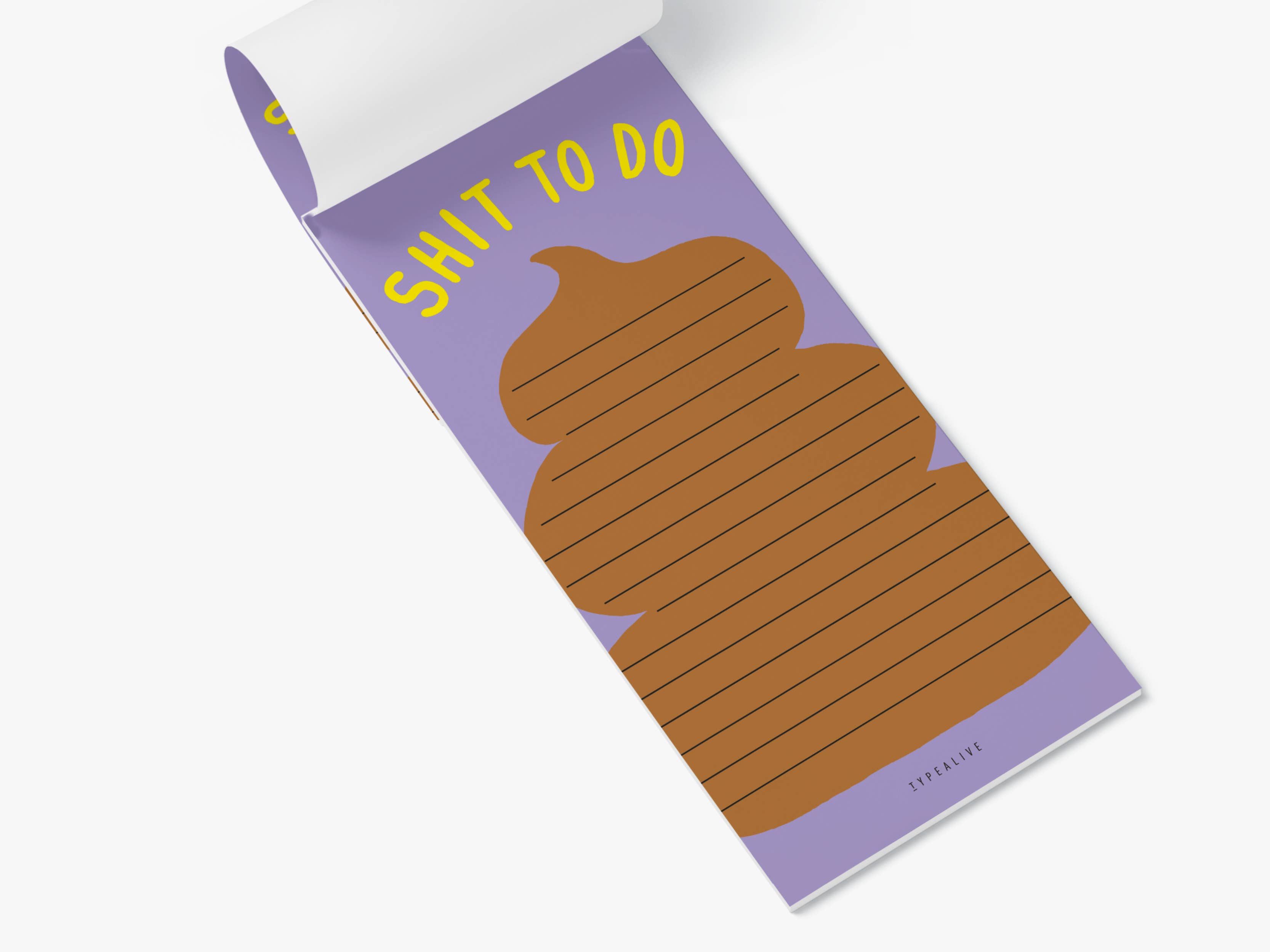 typealive - Wholesale Notepad - Notepad "narrow" / Shit To Do4