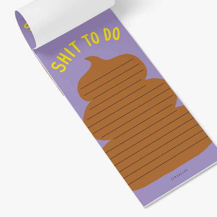 typealive - Wholesale Notepad - Notepad "narrow" / Shit To Do4