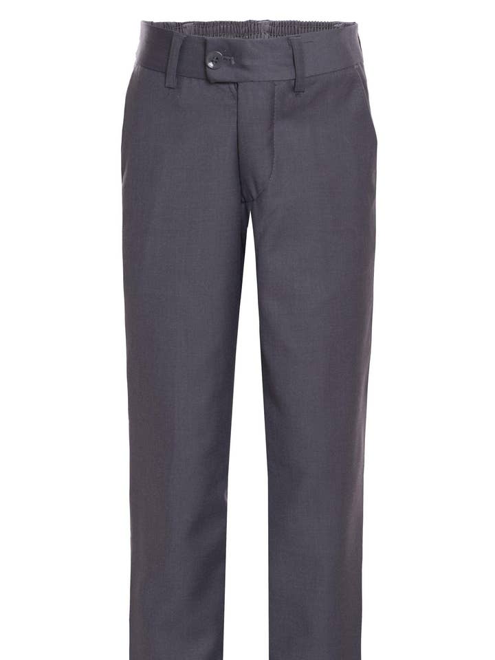 Calça social Ferrecci Boys Ezra cinza claro por atacado de Ferrecci