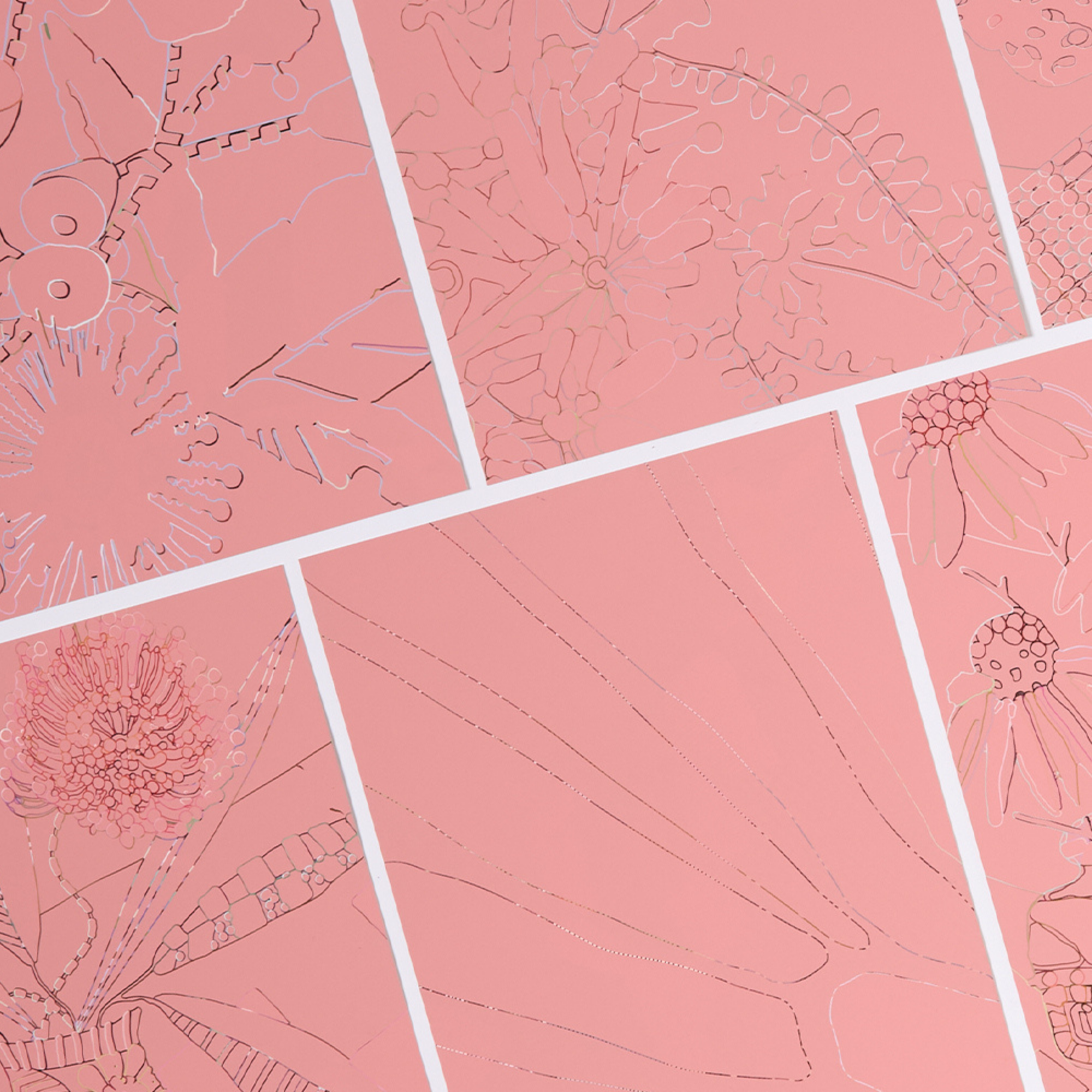 Journey Of Something AU & EU - Wholesale Doe-het-zelf-knutselset - Scratch art - ontspannende en bevredigende creatieve kaarten3