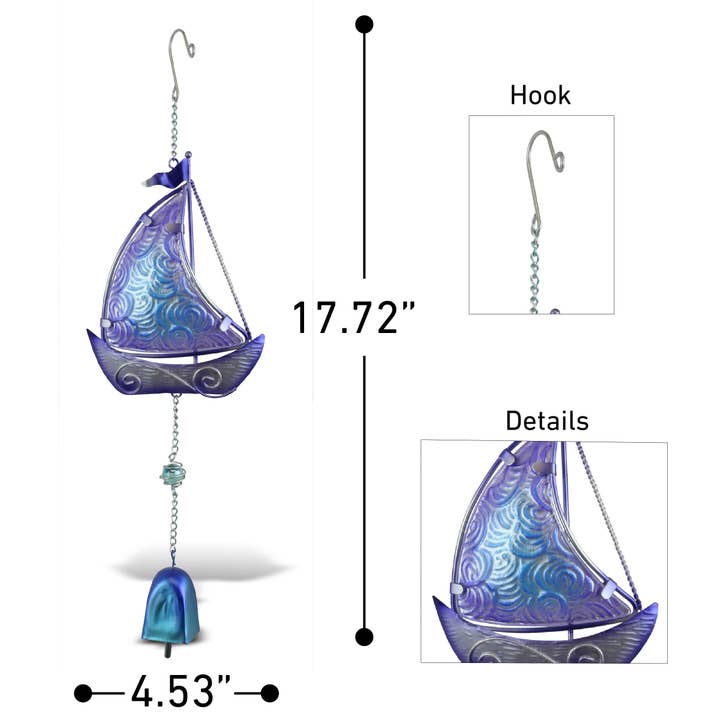 Cota Global - Wholesale Wind Chime - Wind Chime - Boat1