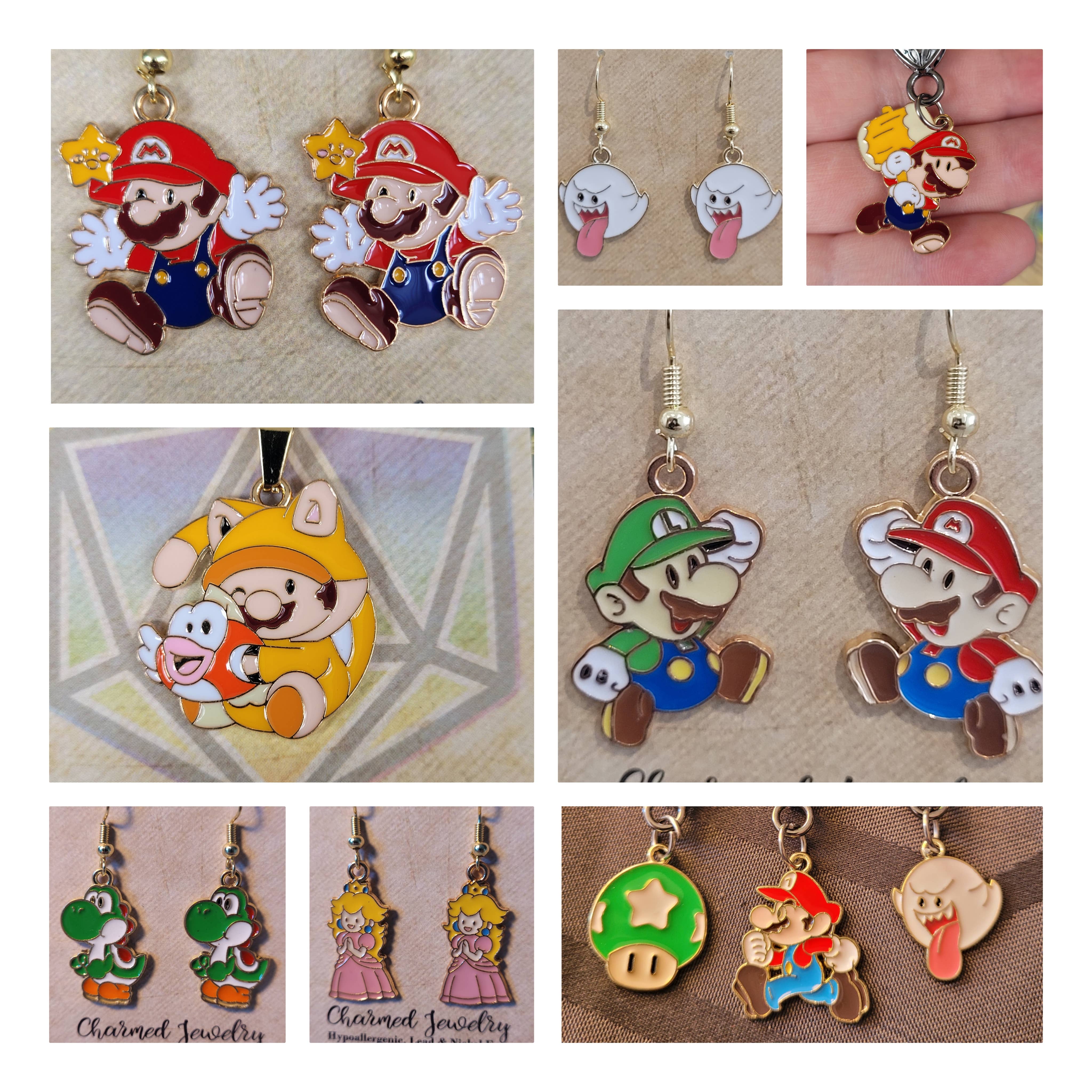 Con-Quest Crafts - Wholesale Jewelry Set - Video Game Inspired Super Mario Jewelry & Accessories11