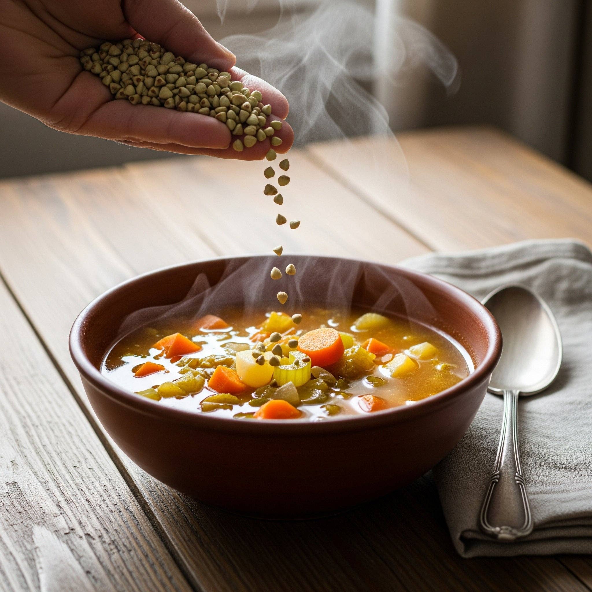 Princeton Popcorn Company, LLC - Wholesale Whole Grains - Farmer Bob's Organic Hulled Buckwheat Groats – USDA Organic, Non‑GMO, Farmer‑Direct, Glyphosate‑Free, Gluten‑Free Superfood trigo sarraceno organico Raw Buckwheat Groats Storage Bulk Bag8