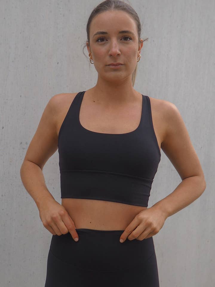 Top Faye | Nero per la vendita all'ingrosso da parte di Cheeki Collection