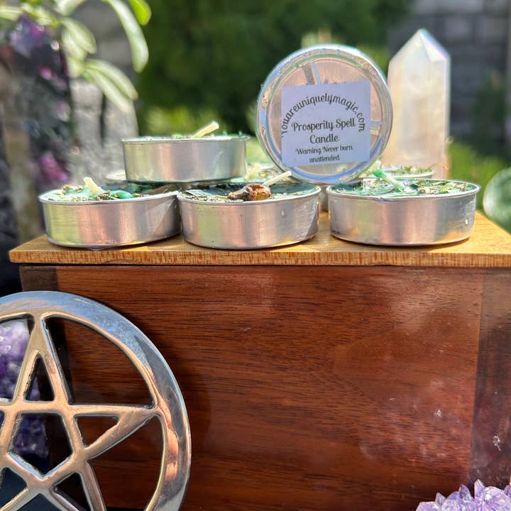 You Are Uniquely Magic - Wholesale Tea Light Candles - Prosperity And Wealth Tealight Spell Candles1