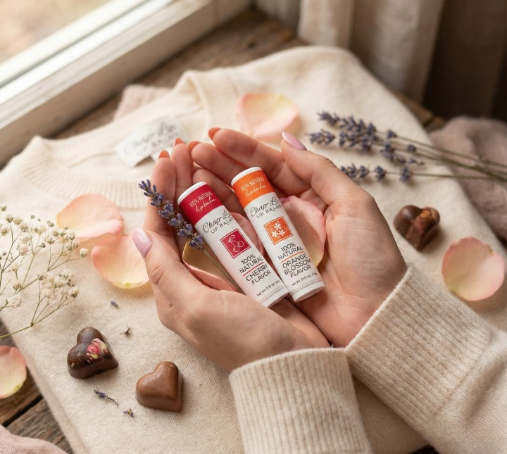 Chap-Lip – Großhandel Lippenbalsam – Chap-Lip Lippenbalsam 100 % natürlich, 48 Stück im Glas3