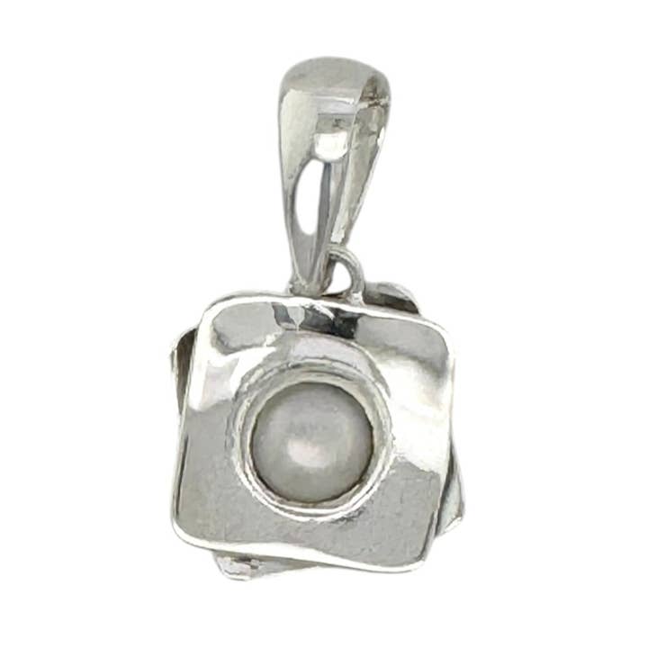 STERLING SILVER WHITE ECHO PENDANT for wholesale by Balaam Design